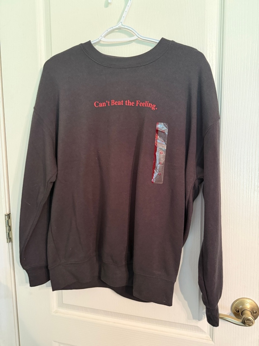 Coca Cola Black Crewneck Sweatshirt with Red Text